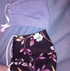 Homemade 100% cotton mask